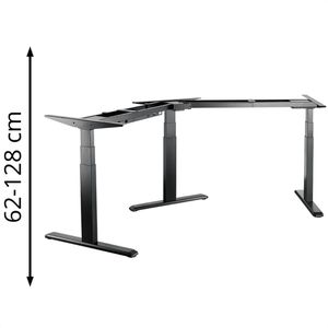 Schreibtischgestell LogiLink EO0017, schwarz, 3 Memoryspeicher