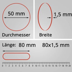 Produktbild für Gummibänder Office-Products 18105019-04