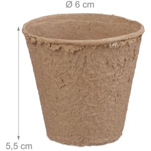 Produktbild für Anzuchttöpfe Relaxdays 10030051, 80 Stück