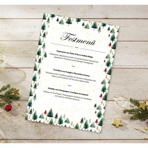 Produktbild für Weihnachtsbriefpapier Sigel DP688, Little Pines