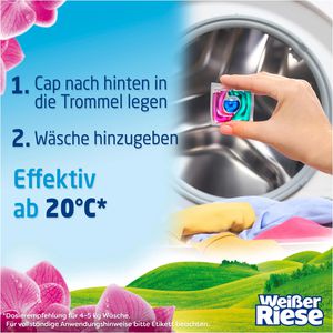 Produktbild für Waschmittel Weißer-Riese Color Trio-Caps