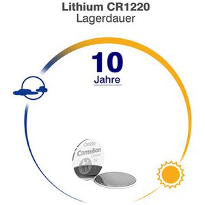 Produktbild für Knopfzelle Camelion CR1220