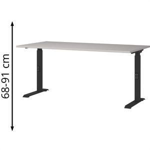 Schreibtisch Germania Bedano 9916-630, kaschmir / schwarz