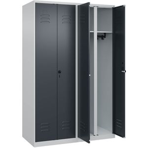 Produktbild für Spind CP-Möbel 80002-40 Classic PLUS, Doppelspind, anthrazit