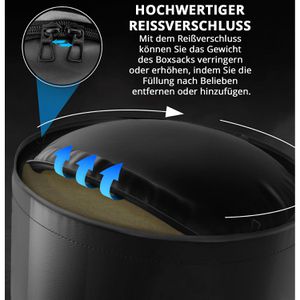 Produktbild für Boxsack RDX-Sports Body Set, ungefüllt, 4 kg