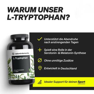 Produktbild für Aminosäuren natural-elements L-Tryptophan, 240 Kapseln