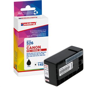 Tinte Edding EDD-526 für Canon PGI-1500XL BK