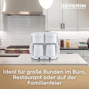 Produktbild für Kaffeemaschine Severin Duo, KA 9314, mit 2 Thermoskannen