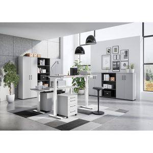 Produktbild für Schreibtisch Germania Profi 3.0, 8024-617, kaschmir / weiß