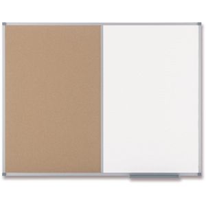 Kombitafel Nobo 1901588, 2 in 1, braun / weiß