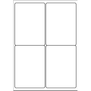 Produktbild für Adressetiketten Herma 10019, weiß