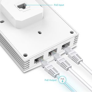 Produktbild für Access-Point TP-Link Omada EAP655-Wall AX3000, Indoor