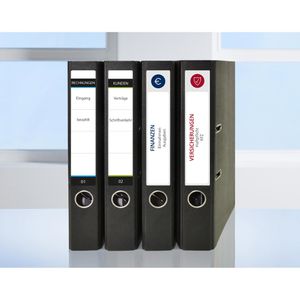 Produktbild für Rückenschilder Zweckform L4760-10, weiß