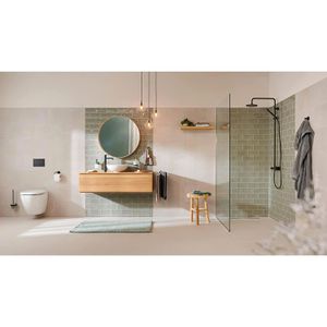 Produktbild für Zahnputzbecher Tesa Moon Black, 40566, aus satiniertem Glas