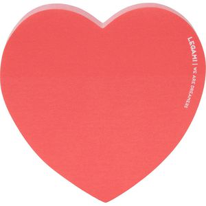 Haftnotizen Legami Lovely Notes Herzform, rot