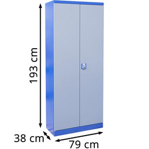 Produktbild für Werkzeugschrank Güde Typ B 40678, aus Metall, blau / grau
