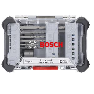 Produktbild für Bohrer-Bit-Set Bosch Extra Hard und CYL-3 Set