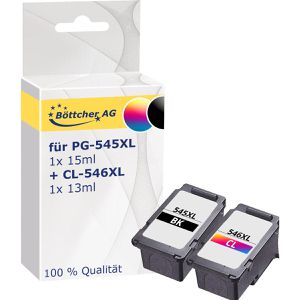Tinte Böttcher-AG für Canon PG-545XL + CL-546XL Multipack