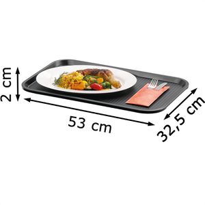 Produktbild für Serviertablett Bartscher GN110-S, eckig, GN 1/1