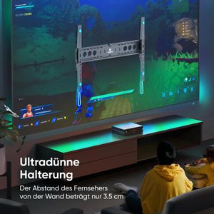 Produktbild für TV-Wandhalterung Onkron UF12-B, bis 120 kg