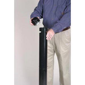 Produktbild für Aschenbecher Rubbermaid Smokers Pole, schwarz, für Outdoor