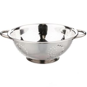 Seiher Böttcher-AG mit 2 Griffen, aus Edelstahl