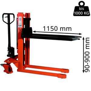 Produktbild für Hubwagen Schefer Premium 1009, Tragkraft 1000kg
