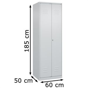 Produktbild für Mehrzweckschrank CP-Möbel Classic Plus, abschließbar, grau