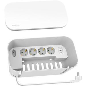 Produktbild für Kabelbox LogiLink LPS218U, aus Kunststoff