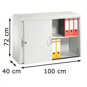 Produktbild für Schiebetürenschrank CP-Möbel Acurado, 5725-00, abschließbar