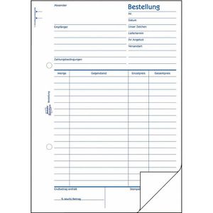 Produktbild für Bestellungen Zweckform 1406, A5