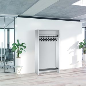 Produktbild für Garderobenständer CP-Möbel Serie 8070, lichtgrau