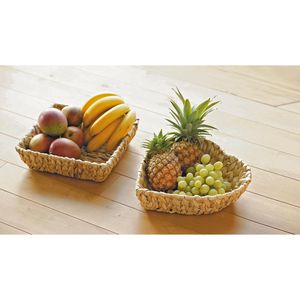 Produktbild für Obstschale Frank-Flechtwaren Herz, Wasserhyazinthe