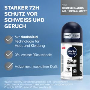 Produktbild für Antitranspirant Nivea Men Black &amp; White Invisible Original