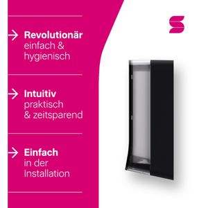 Produktbild für Toilettenpapierspender Satino Hyginity, 333425, BT1
