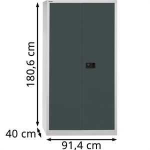 Produktbild für Aktenschrank Bisley E722A03, aus Metall