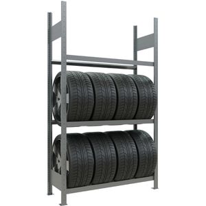 Reifenregal Schulte 13890, silber, für 12 Reifen