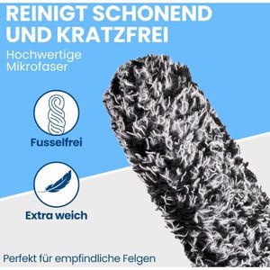 Produktbild für Felgenbürste IVALITY Mikrofaser Professionell