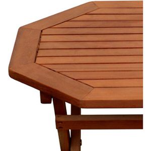 Produktbild für Beistelltisch Garden-Pleasure MAYFIELD, braun, aus Massivholz