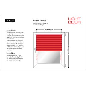 Produktbild für Plissee Lichtblick Wabenplissee, Klemmfix, grau