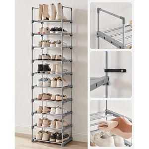 Produktbild für Schuhregal Songmics LSA025G02, aus Metall