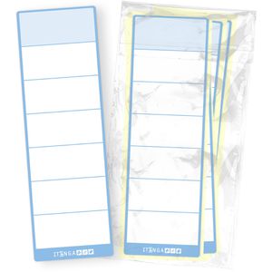 Rückenschilder itenga 33106689, hellblau