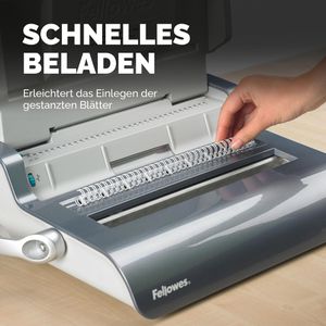 Produktbild für Bindegerät Fellowes Quasar Wire, A4, manuell