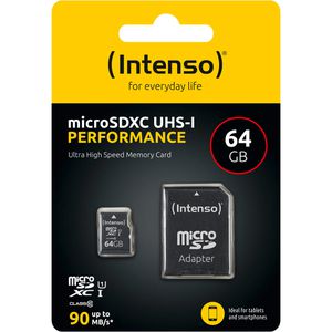Produktbild für Micro-SD-Karte Intenso Performance 3424490, 64 GB