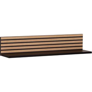 Produktbild für Wandregal Möbelpartner Ekko, 158302, schwarz