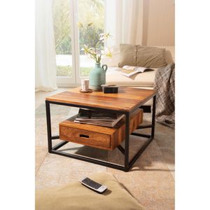 Produktbild für Couchtisch Wohnling WL6.721, aus Massivholz, sheesham