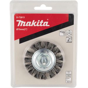 Produktbild für Drahtbürste Makita D-73813, Scheibenbürste Ø 75mm