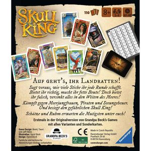 Produktbild für Kartenspiel Ravensburger 22578, Skull King