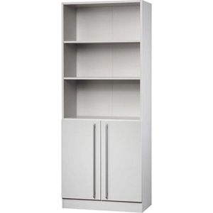 Kombischrank Hammerbacher H-Serie, lichtgrau