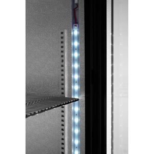 Produktbild für Getränkekühlschrank Arktic 233931, mit Glastür, abschließbar
